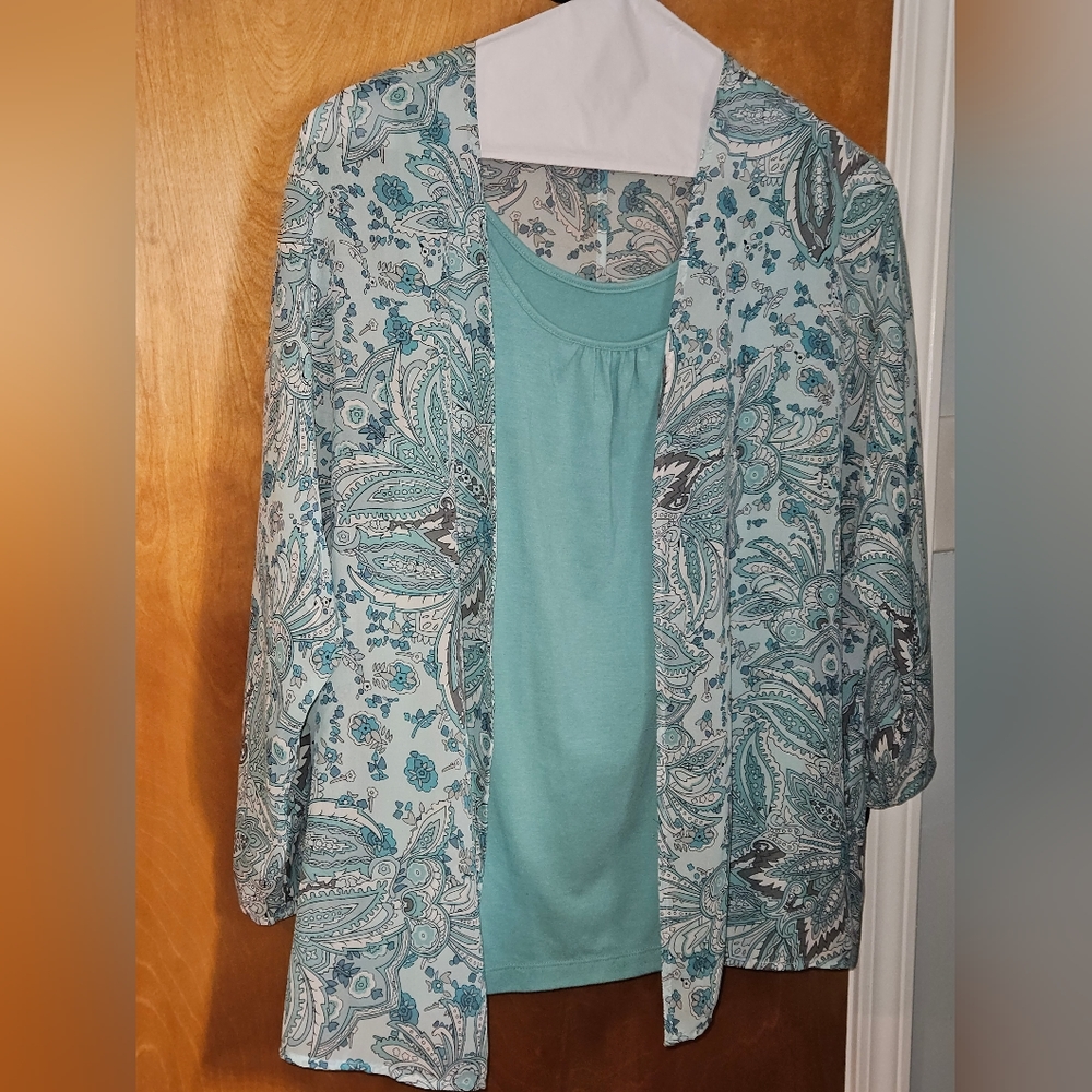 Croft & Barrow Blouse w/Tank